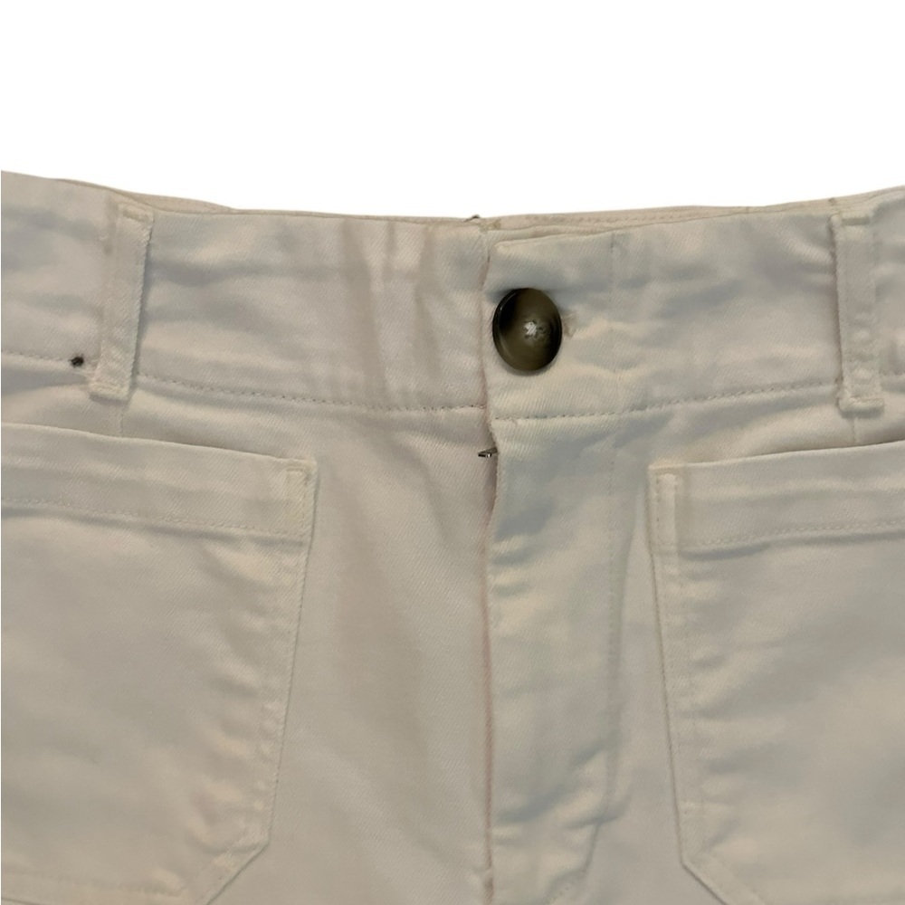 The Colette Cropped Wide-Leg Pants by Maeve white - Picture 10 of 13